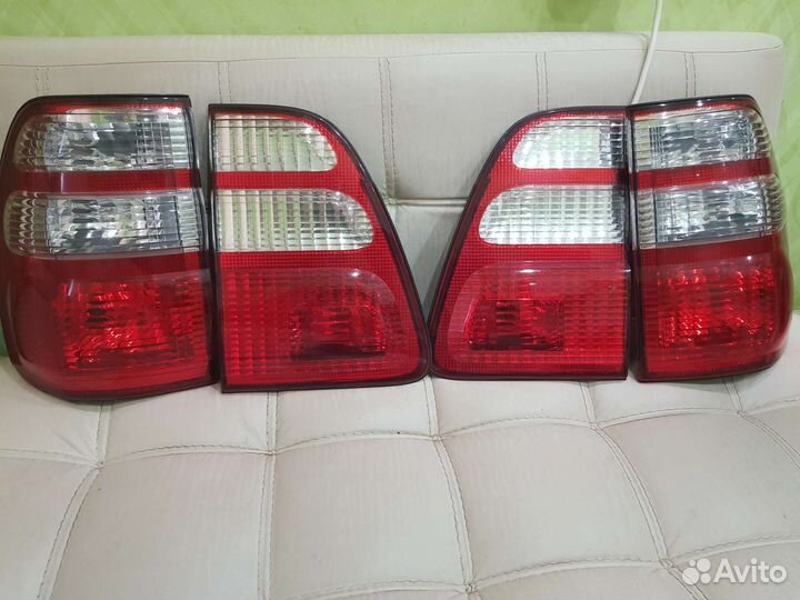 Фонари задние на Toyota land cruiser 100