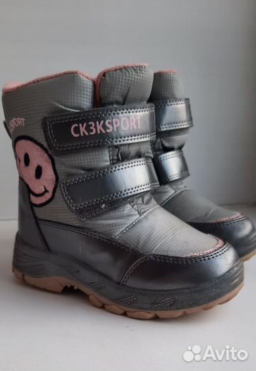 Зимние ботинки для девочки 25 размер