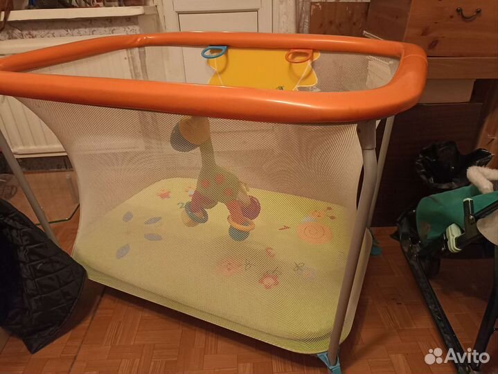 Манеж brevi с матрасом и игрушкой