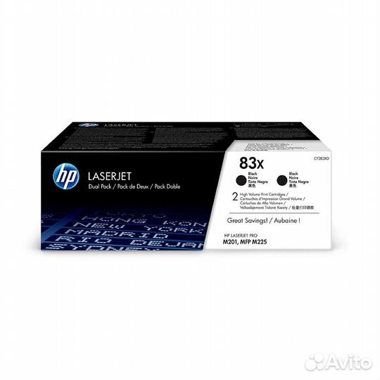 Картридж для плоттеров HP 83X CF283XD 223085