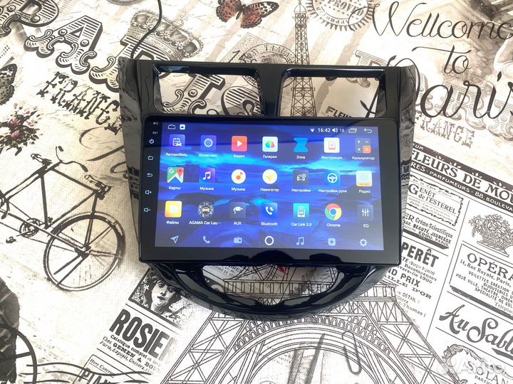 Андройд магнитола Хундай Солярис (10-17 г )