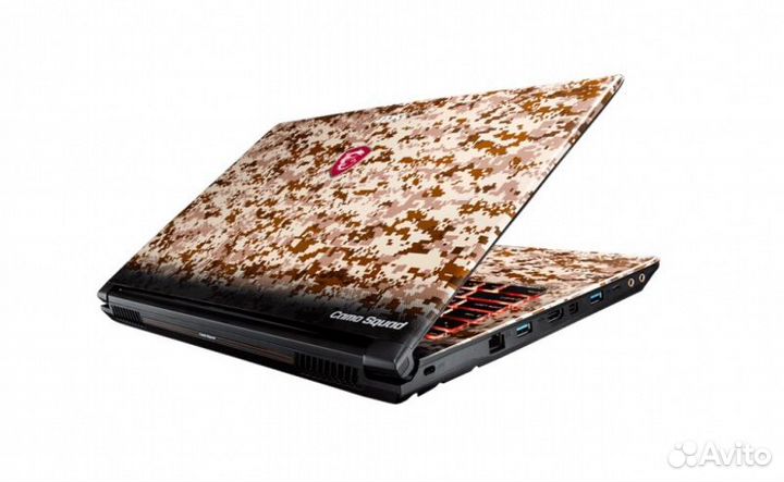 Игровой ноутбук MSI GE62 7RE-2419XRU Camo Squad