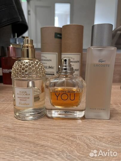 Парфюм женский armani, lacoste, guerlain