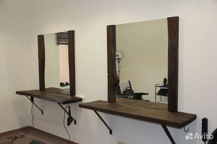 Зеркало из массива дерева