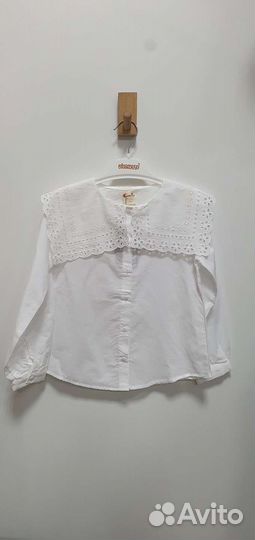 Рубашка школьная 140 девочки