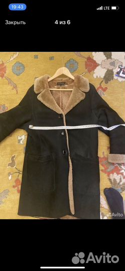 Натуральная дубленка Escada