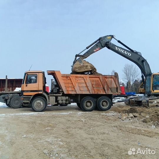 Услуги самосвала:песок, щебень, грунт,мусор