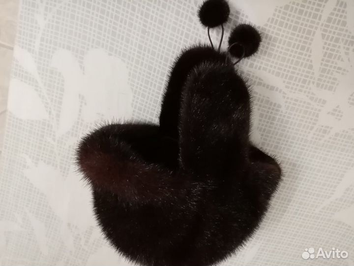 Шапка норковая женская новая