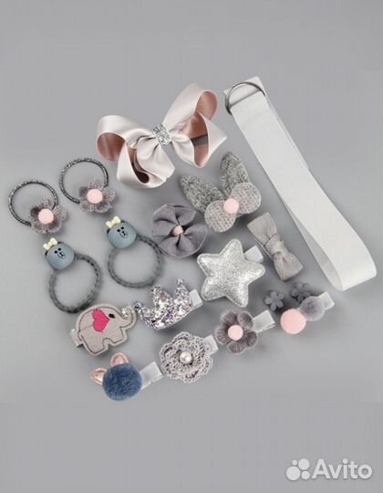 Заколка для волос, резинка для волос, набор