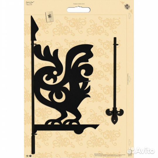 Указатель ветра Duck & Dog большой Петух