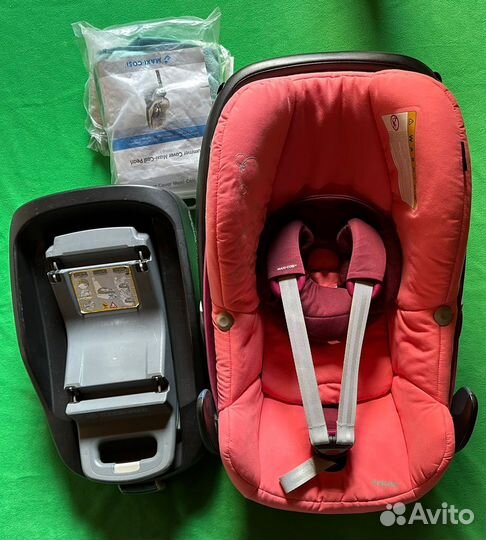 Maxi cosi pearl pebble с бпзой