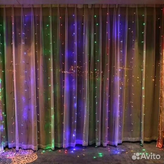 Гирлянда штора