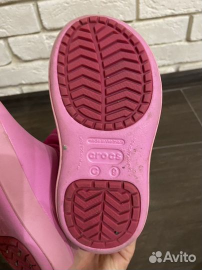 Сапоги зимние crocs c9