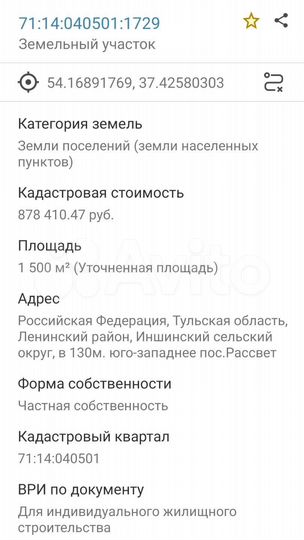 Участок 15 сот. (ИЖС)