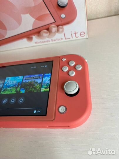 Nintendo switch Lite прошитая