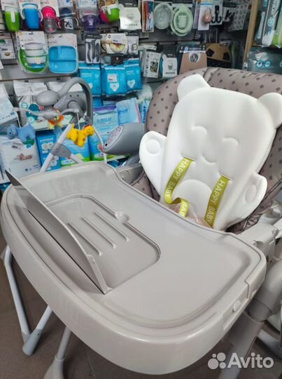 Стульчик для кормления HappyBaby William Pro (Grey