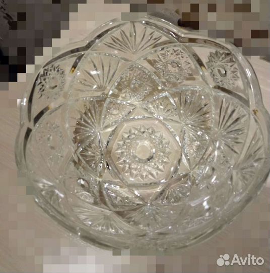 Хрустальная ваза большая