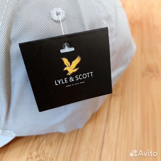 Кепка бейсболка Lyle & Scott premium серая