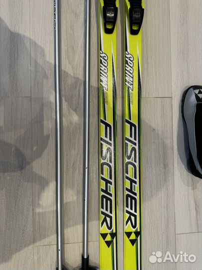 Лыжи беговые комплект fisher