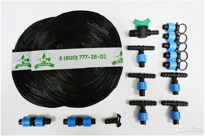 Капельный полив для огорода