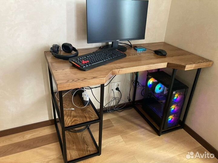 Изделия лофт, чпу фрезеровка. Стол кухонный