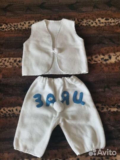 Новогодний костюм зайка