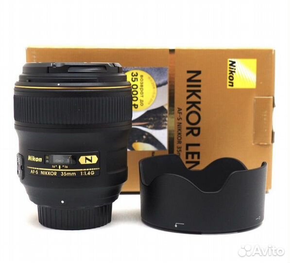 Nikon AF-S 35 f/1.4G AF-S Nikkor, Новый