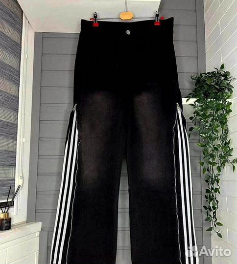 Широкие Джинсы Balenciaga x Adidas