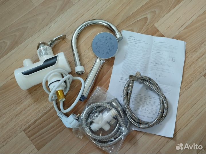 Кран водонагреватель электрический с душем