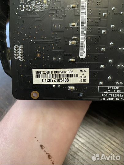 Видеокарта asus gtx560 ti