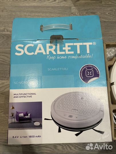 Робот пылесос scarlett