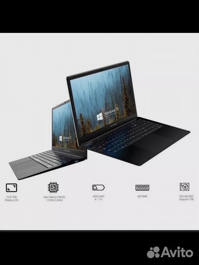 Ноутбук 15.6д intel 8/256ssd