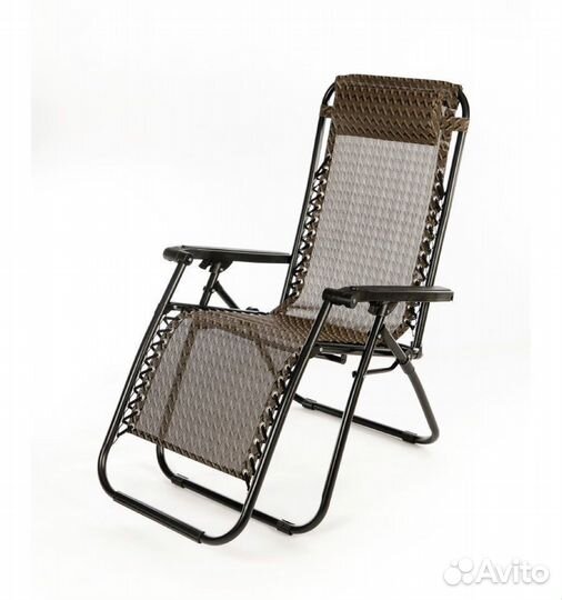 Шезлонг новый на шнуровке