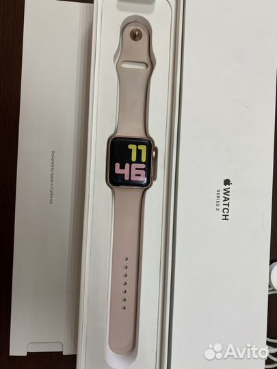 Часы apple watch 3 42mm акб 80%