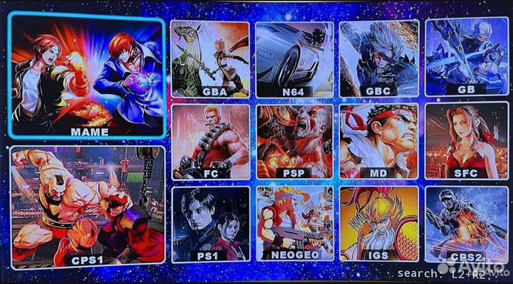 Перешита.Android тv,игровая консоль Dendy,Sega,PS1