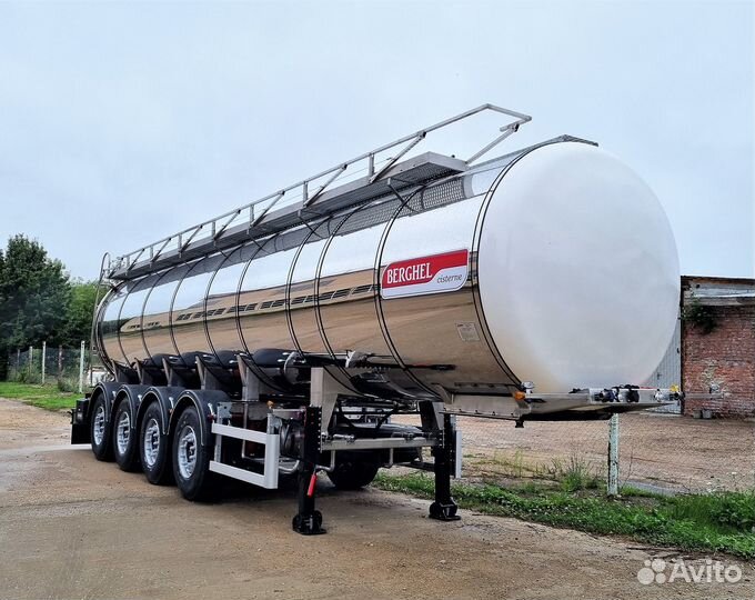 Полуприцеп пищевая цистерна BERGHEL 27000Л 4-осная, 2023