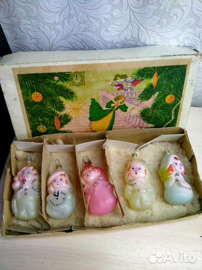 Елочные игрушки СССР