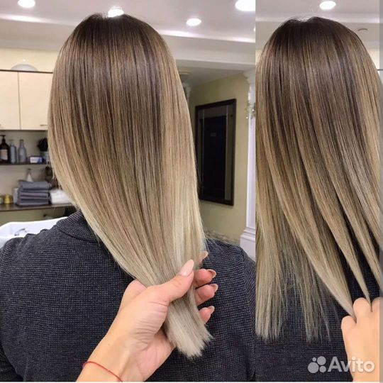 Мелирование, AirTouch, шатуш, балаяж, биозавивка