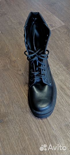 Берцы кожаные
