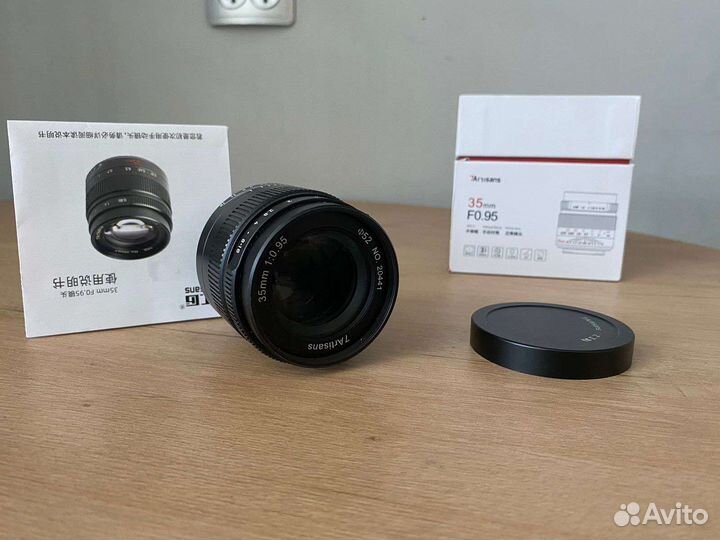 Объектив 7artisans 35mm f/0.95 Fujifilm X