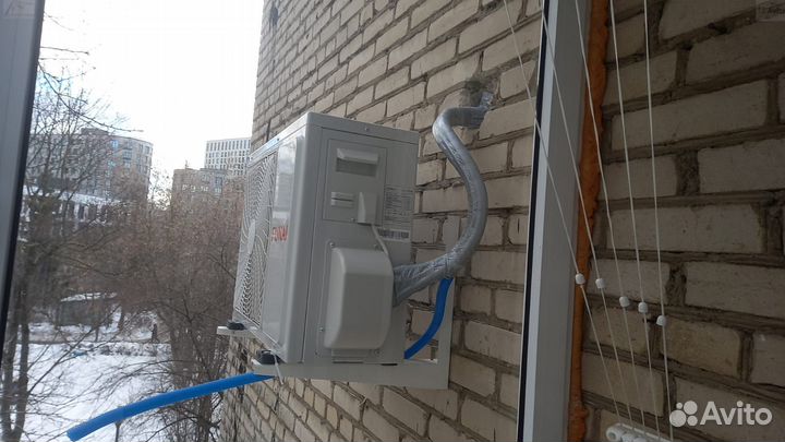 Сплит система с установкой