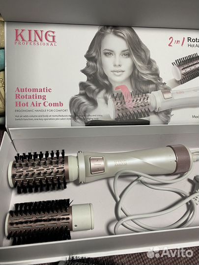 Фен щетка вращающаяся