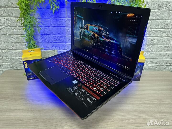 Игровой ноутбук MSI i7/16GB/SSD/700GB