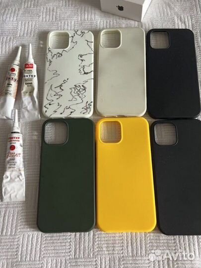 Набор чехлов для iPhone 12 pro (Чехлы пакетом)