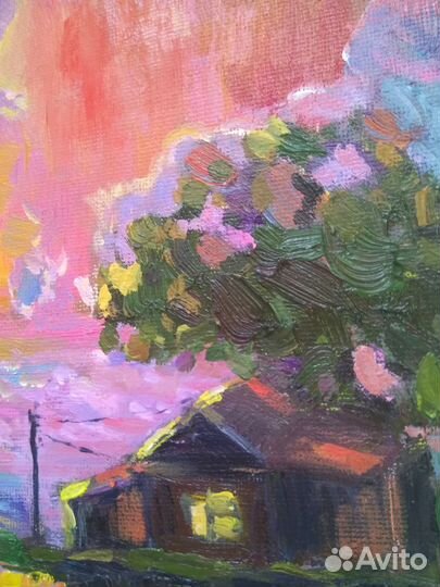 Картина пейзаж маслом