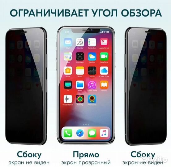 Стекло Антишпион для Айфон Remax