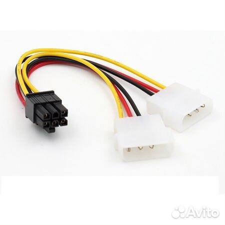 Переходник питания 2x molex 6/8 sats