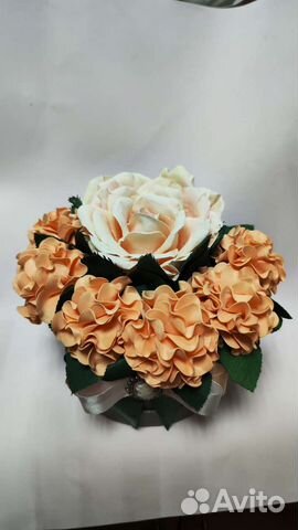 Розы из фоамирана