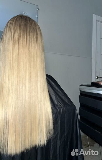 Кератиновое выпрямление волос