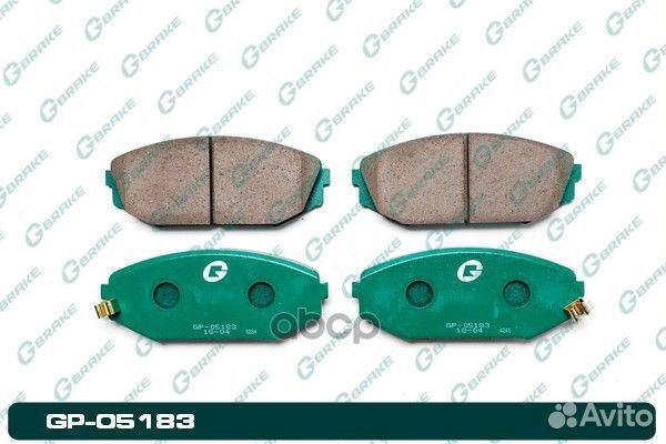Колодки G-brake GP-05183 45022S0X010,45022S